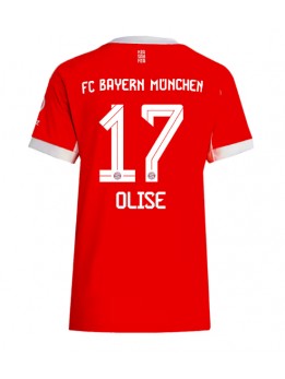 Billige Bayern Munich Michael Olise #17 Hjemmedrakt Dame 2025-26 Kortermet